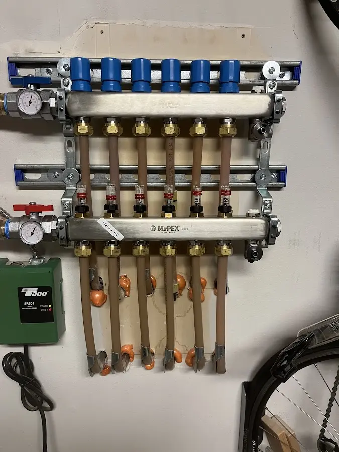 Plumber performing Gas Leak Detection at a residential property in Fairfield